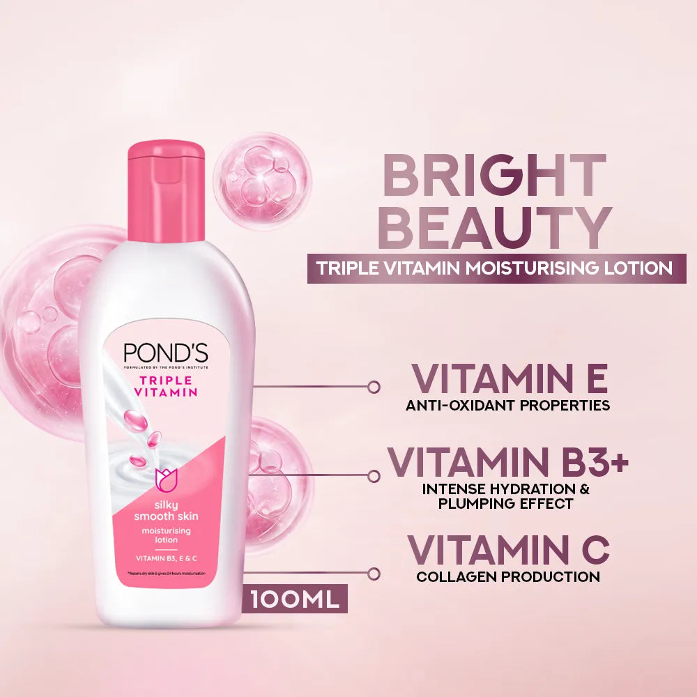 PONDs Triple Vitamin Moisturizing Lotion - 100ml