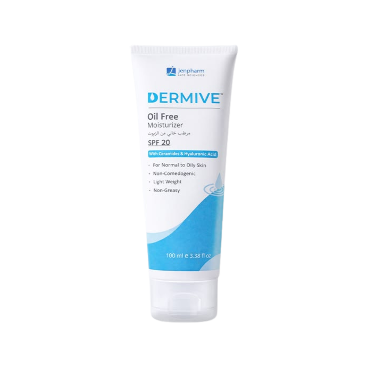 Jenpharm DermiVe Oil Free Moisturizer SPF20 100ml - product image 1