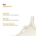 Oneskin Peel Perfect AHA 15% + BHA 2%, Turmeric Extract - 30ml